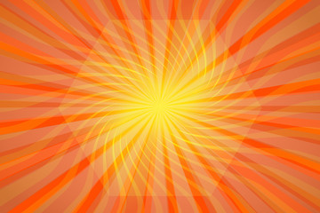 Obraz premium abstract, orange, yellow, sun, light, illustration, design, summer, bright, pattern, backgrounds, wallpaper, art, color, texture, hot, vector, rays, graphic, shine, red, sunlight, wave, backdrop, line