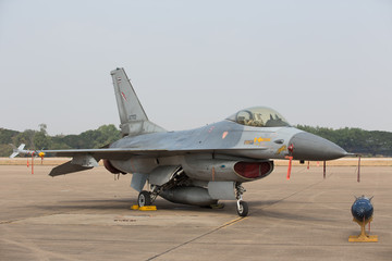 Fototapeta na wymiar F-16 air show