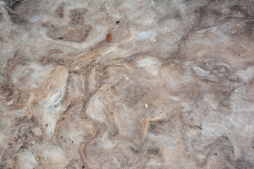 Close up on  Mineral Wool Texture Background Thermal Insuation