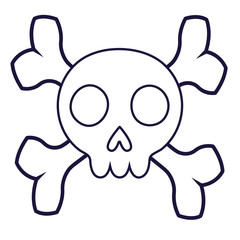 Funny Halloween  art, vector Illustration