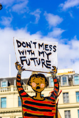 Glasgow, Scotland, August, 31, 2019. 'Stop the coup': Protests in Glasgow, George Square