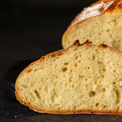 bread - freshly baked tasty pastries, menu concept. food background. copy space