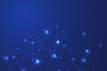 Abstract Line Background .Vector Illustrator. Connection Concept. Data Concept