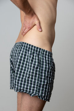 Man with a backache