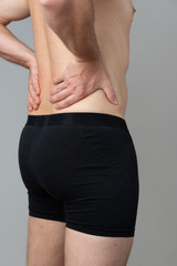 Man with a backache