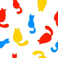 Handmade graphic seamless pattern. Abstract swatch for design brthday gift card, modern party invitation, season shop sale, holiday advertising, wrapping paper, bag print, baby nappy etc.