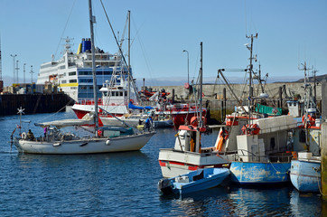 Fischerhafen von Sisimiut, Gr&ouml;nland