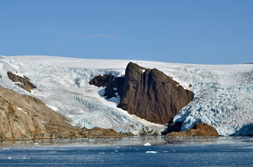 Gletscher im Prins Christian Sund, Grönland