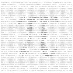 pi 3.14 background with numbers and symbol, vector - obrazy, fototapety, plakaty