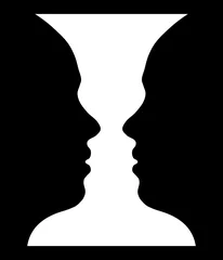 Rubinvase, optische Täuschung © martinjanecek