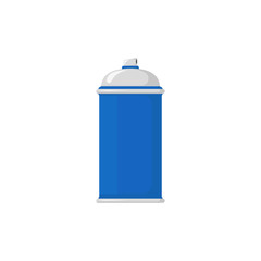 spray paint can in flat style, icon