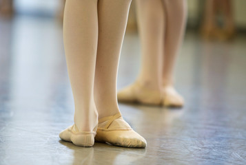 ballet shoes and tights
