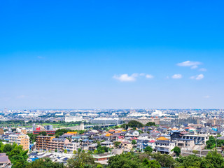 Naklejka premium 郊外の住宅地 東京