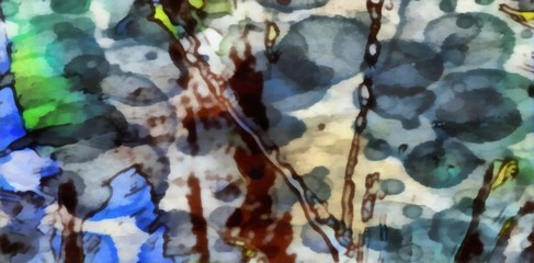 Creative painting pictorial art. Colorful wallpaper in modern style. Abstract texture background. Digital artwork for graphic design or pints on canvas. Stock. Can be used as conceptual pattern.