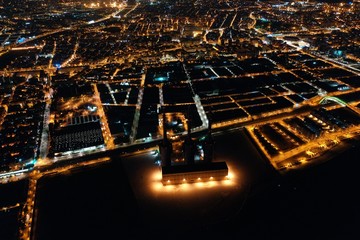 Barcelone de nuit, Badalona, Costa Brava Espagne
