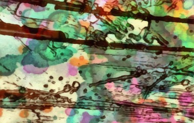 Fototapeta premium Creative painting pictorial art. Colorful wallpaper in modern style. Abstract texture background. Digital artwork for graphic design or pints on canvas. Stock. Can be used as conceptual pattern.