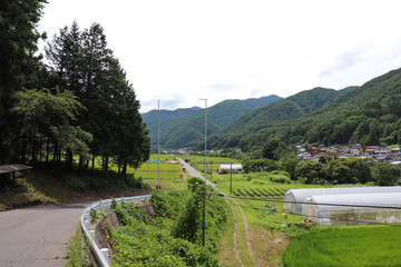 辰野町横川の町並み（長野県）,tatsuno town,nagano pref,japan
