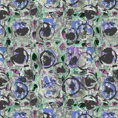 Abstract pattern acrylic