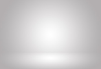 Gray empty room studio gradient with spotlight used for background and display your product