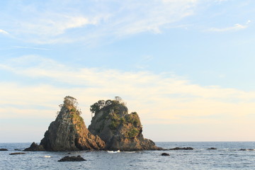 南伊豆　逢ケ浜の風景