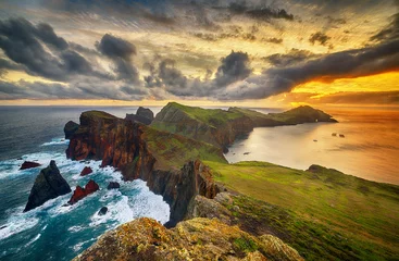 Fotobehang Landschap van het eiland Madeira - Ponta de São Lourenco © Piotr Krzeslak