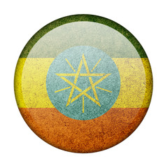 Ethiopia button flag