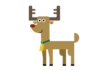 かわいいトナカイのイラスト01