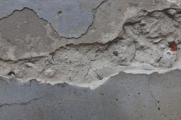 Concrete surfaces closely in wide area construction