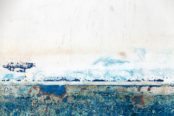 White grungy boat hull texture
