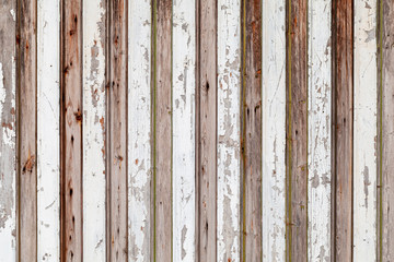 Old white wooden wall texture
