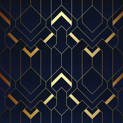 Abstract art deco seamless pattern 14
