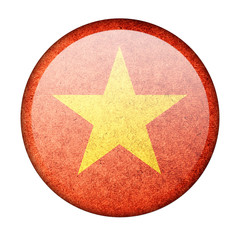 Vietnam button flag - 287579278