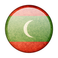Maldives button flag - 287579482