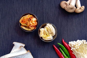韓国料理キムチ発酵食品