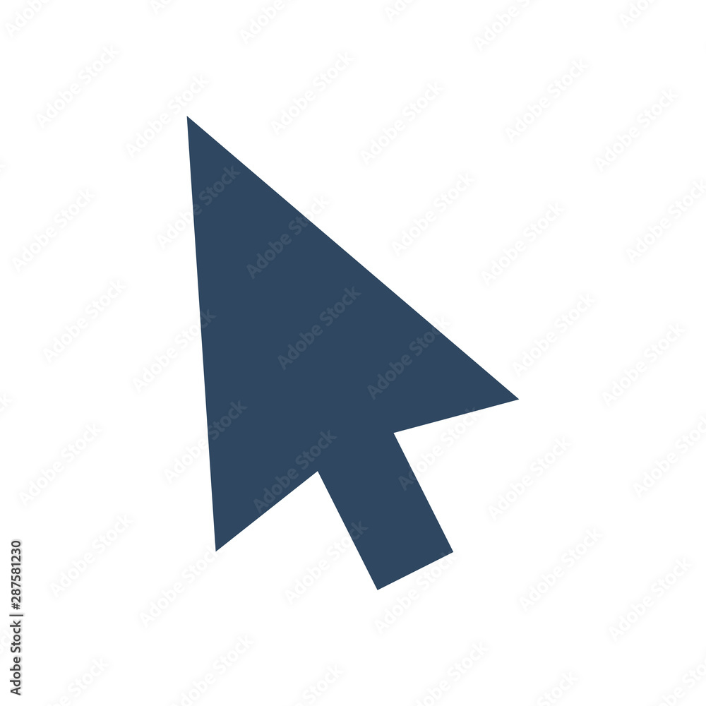 Poster cursor arrow vector design