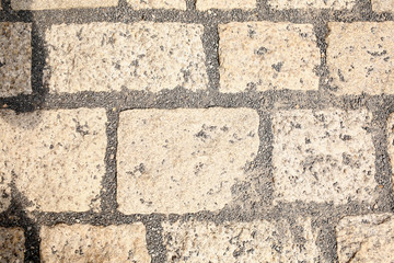 antique stone blocks, hand-made, road made of durable material