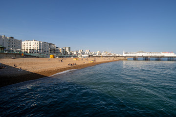 Brighton and Hove UK, 10th July 2019: The famous Brighton Pier