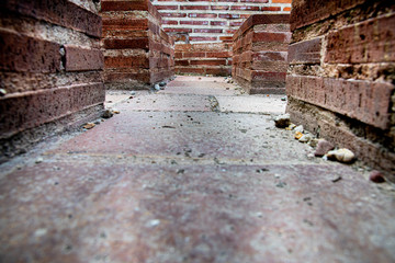 Old drainage of a street in Sofia