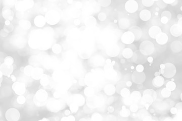Fototapeta na wymiar Abstract background with White bokeh on gray background. christmas blurred beautiful shiny Christmas lights.