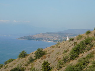 panoramic view of the coast