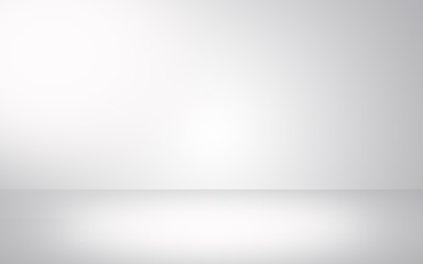 Gray empty room studio gradient with spotlight used for background and display your product