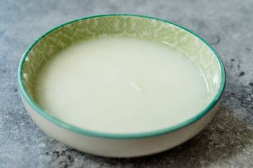 Organic Yogurt / Yoghurt Water Ready to Use in Bowl.