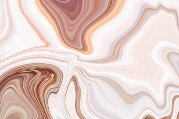 Marble ink colorful. brown marble pattern texture abstract background. can be used for background or wallpaper