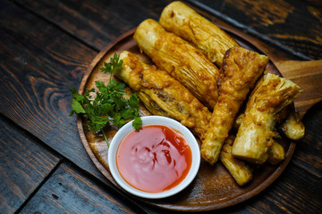 Fried Stuffed Bamboo Shoot Recipes