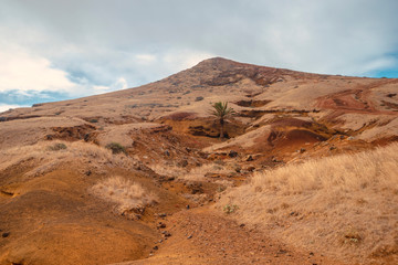volcanic desert landscape