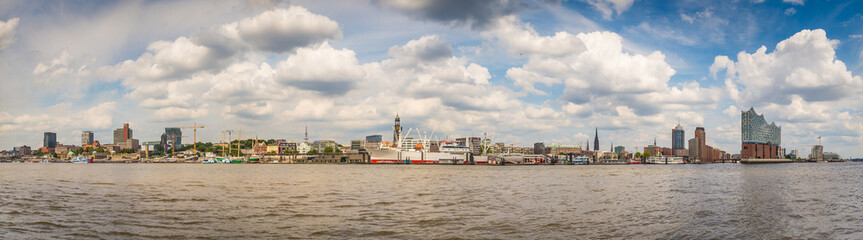 Der Hafen von Hamburg