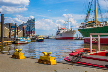 Der Hafen von Hamburg