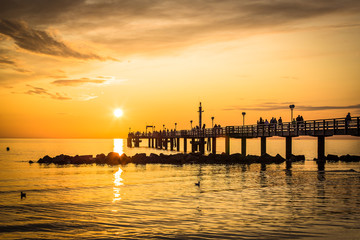 Fototapeta premium Nadbałtycka plaża wieczorem