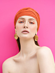 Fashion beauty portrait.