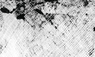 Vector fabric texture. Distressed texture of weaving fabric. Grunge background. Abstract halftone vector illustration. Overlay to create interesting effect and depth. Black isolated on white. EPS10.